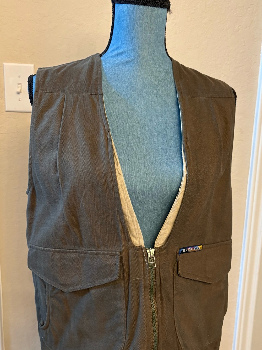 Exofficio Olive-Brown Tactical Field Vest